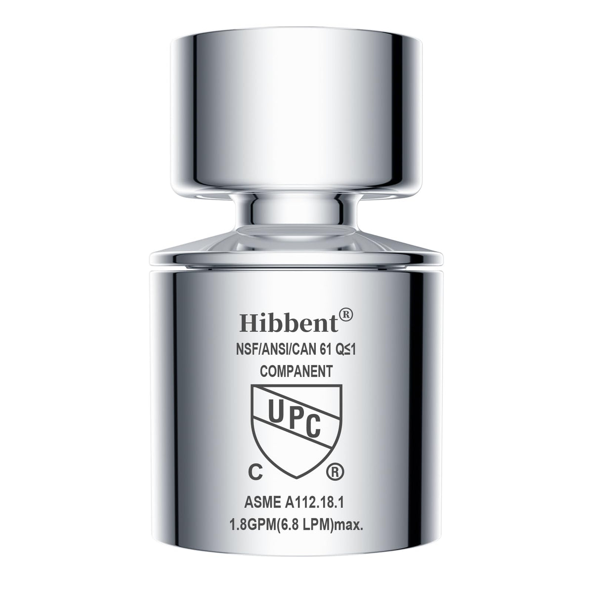 Hibbent faucet aerator dual-flow design for versatile sink washing.