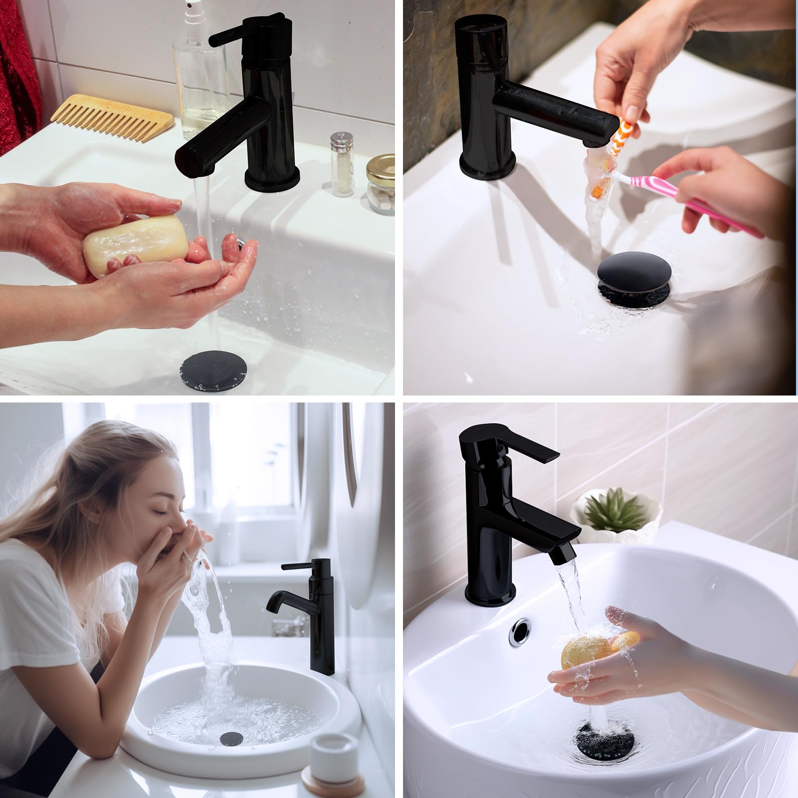 hibbent fits 1.1 to 2.3 inch drain openings across sinks