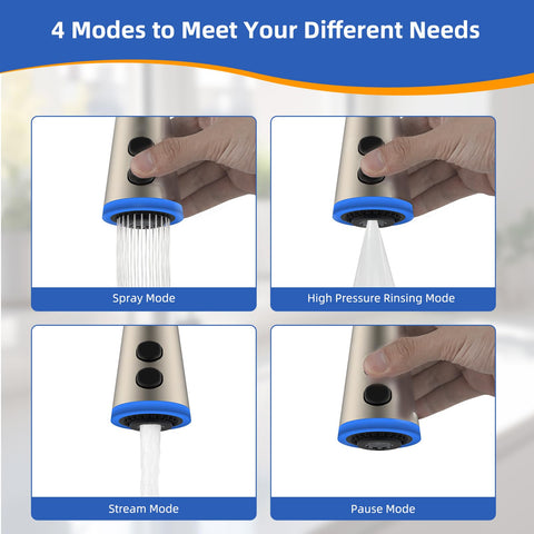 Hibbent four-function sprays provide versatile cleaning options for different tasks.