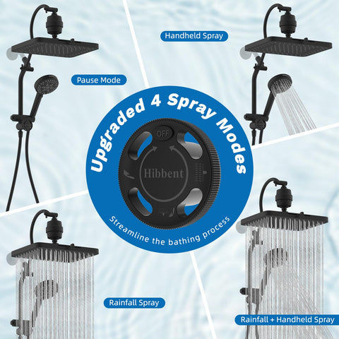 Hibbent handheld with 10 spray modes for versatile cleansing.