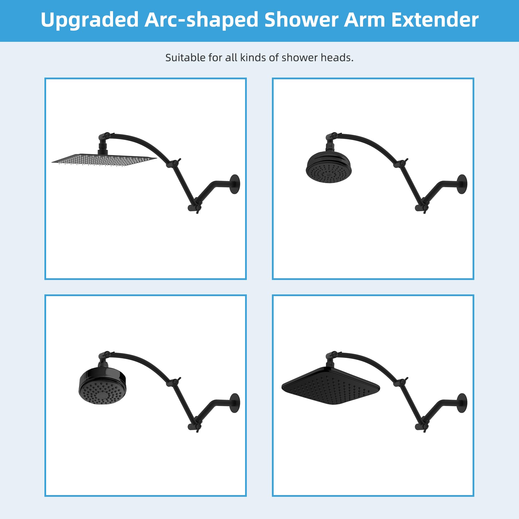 Hibbent vertical height adjustment showing 16-inch reach for tall baths.