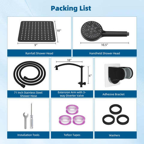 Hibbent installation guide shows tool-free assembly steps