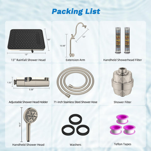 Hibbent installation hardware included for quick, tool-free setup