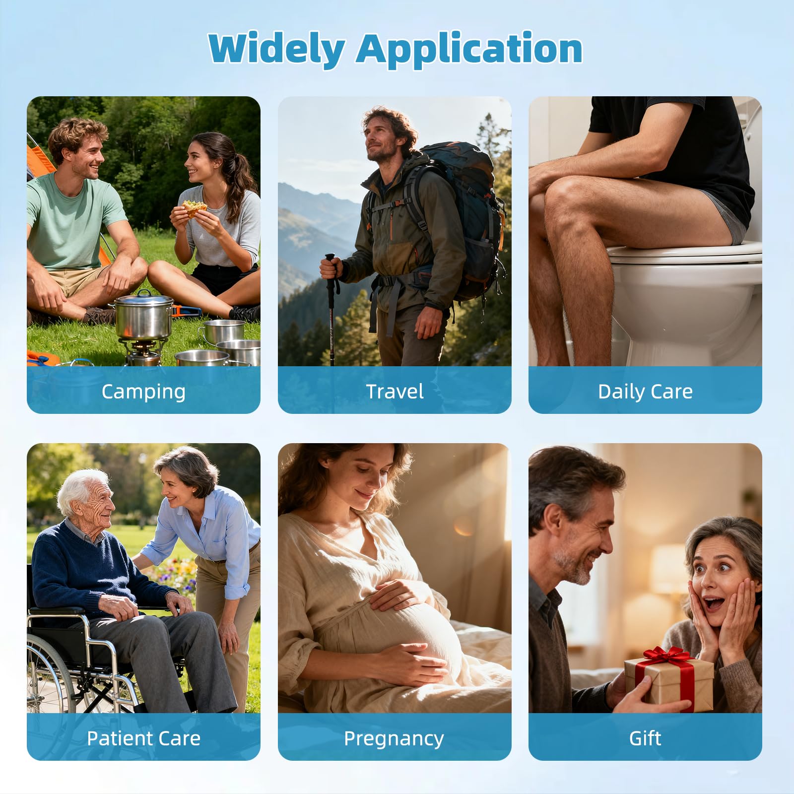 Hibbent IPX7 waterproof bidet designed for outdoor use