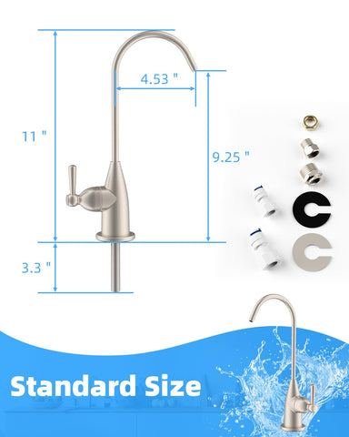 Hibbent leakage-free seal reduces drips for a clean countertop.