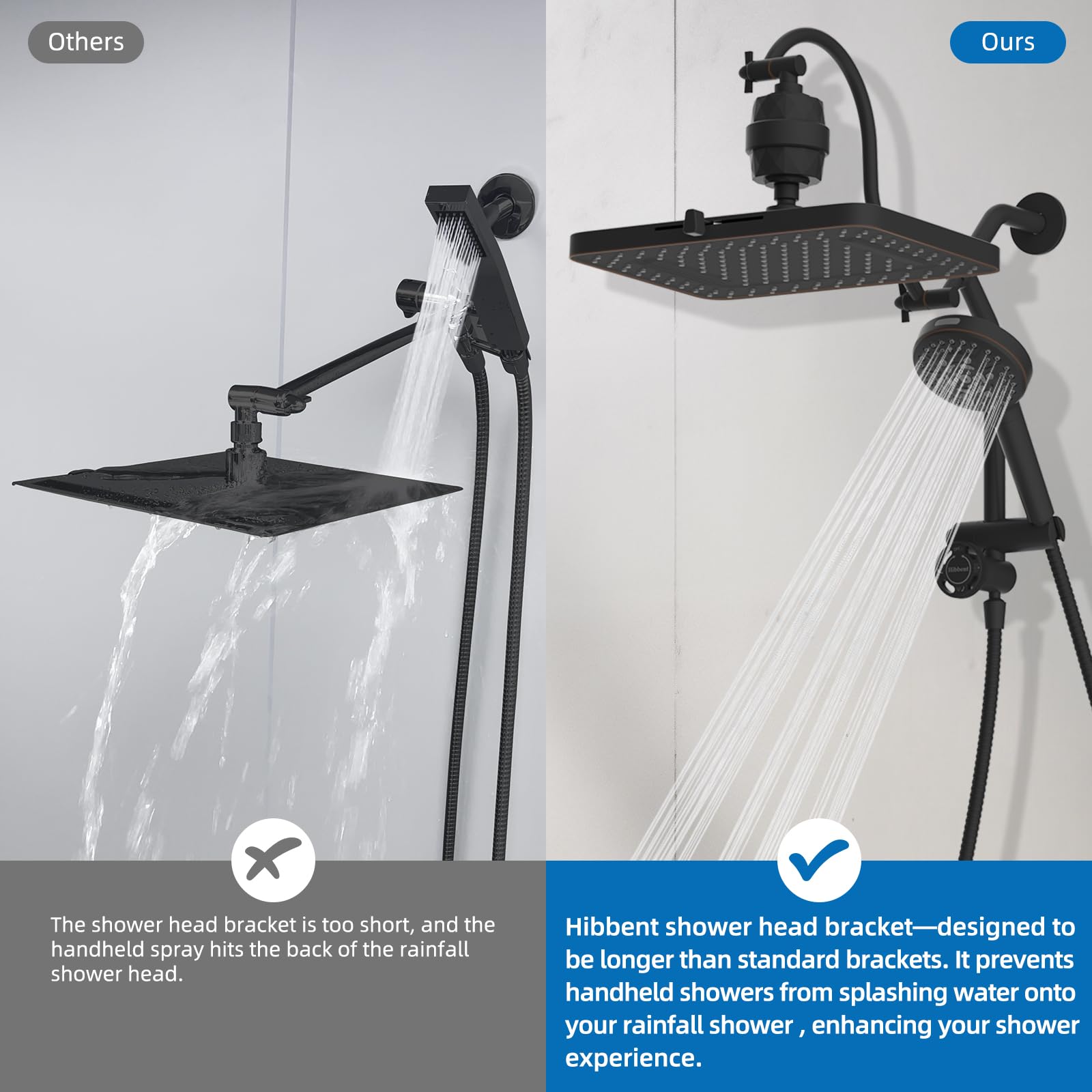Hibbent oil-rubbed bronze finish adds a timeless look