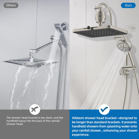 Hibbent one-touch water stop reduces temperature swings during the shower