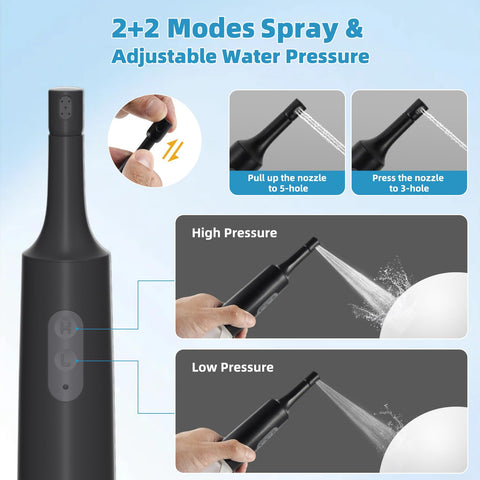 Hibbent portable bidet extended bottle showing larger capacity
