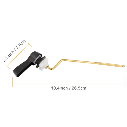 Hibbent smooth-action lever delivers light, reliable flushing.