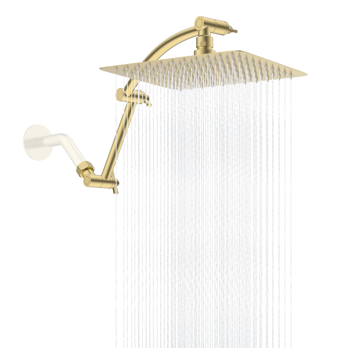 hibbent rain shower head 10-inch delivers wide coverage for a luxurious shower