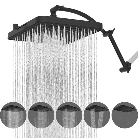 Hibbent 13-inch rain shower head for immersive full-body coverage.