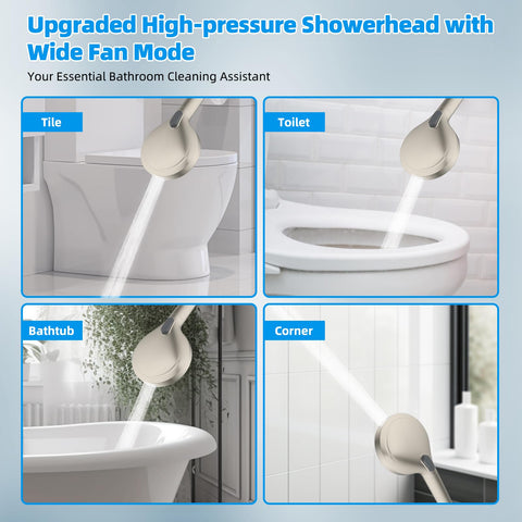 Hibbent rainfall head angle adjustment for precise aiming