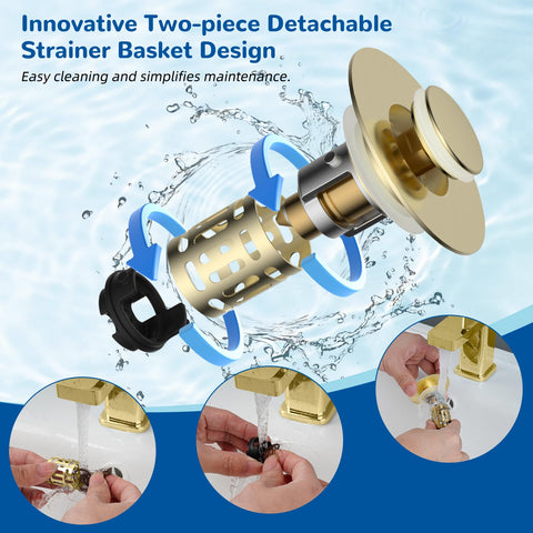 Hibbent removable basket bottom design allows thorough cleaning after use