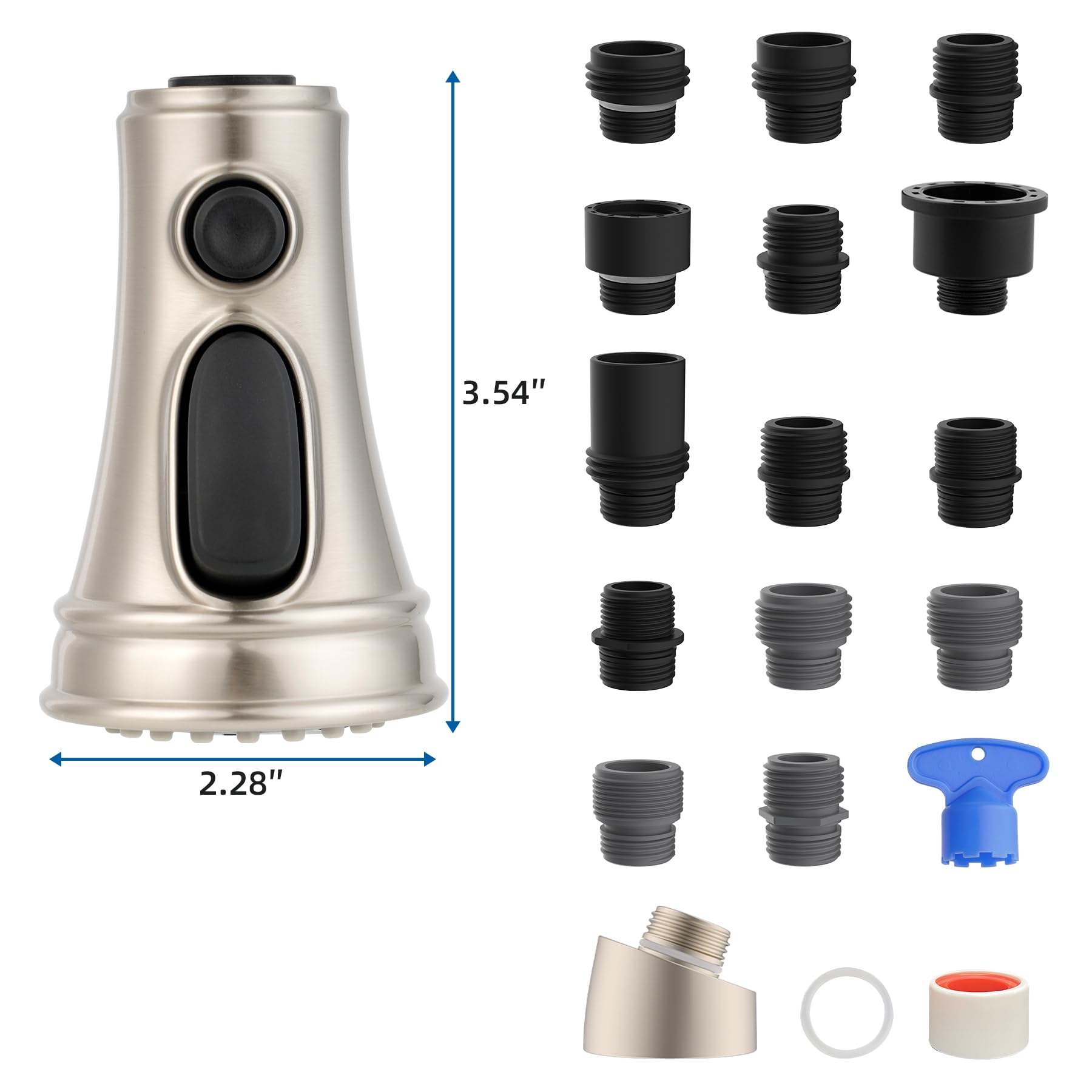 Hibbent smooth stream and spray options for everyday tasks.