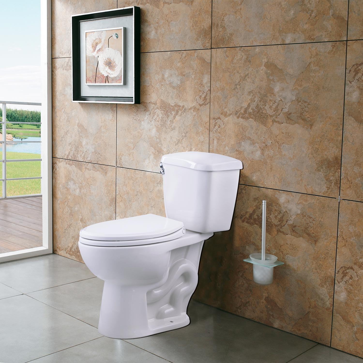 Hibbent soft-close hinge reduces slams and protects hands.