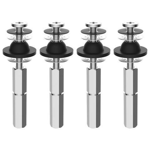 Hibbent 4pcs toilet bolts kit for secure, durable toilet seat installation.