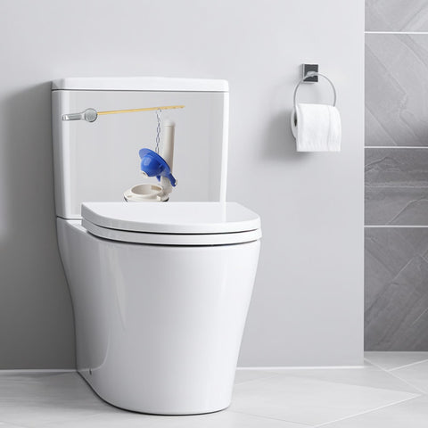Hibbent oversized seal minimizes leaks and improves toilet performance.