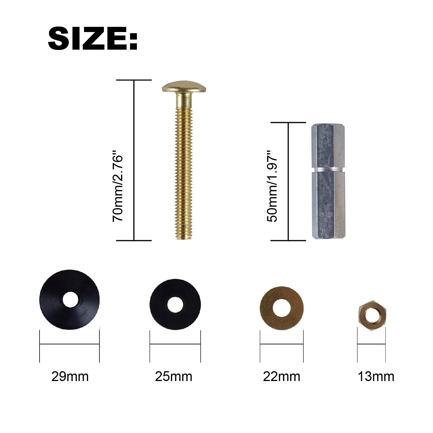 Hibbent toilet repair kit offers an all-in-one solution.
