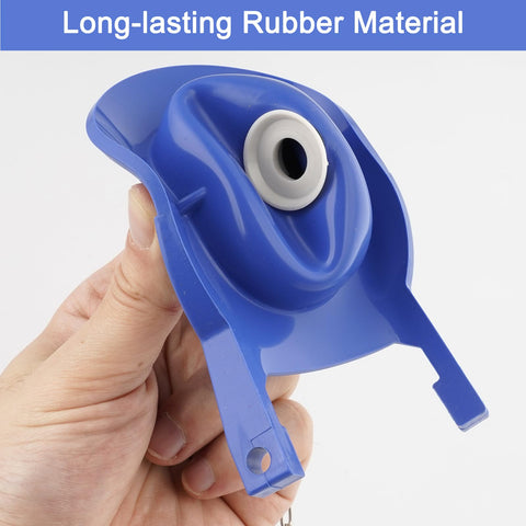 Hibbent toilet flapper with clip hook and chain for easy DIY maintenance.