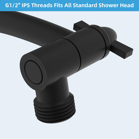 Hibbent universal G1/2 thread compatibility ensures broad head compatibility.