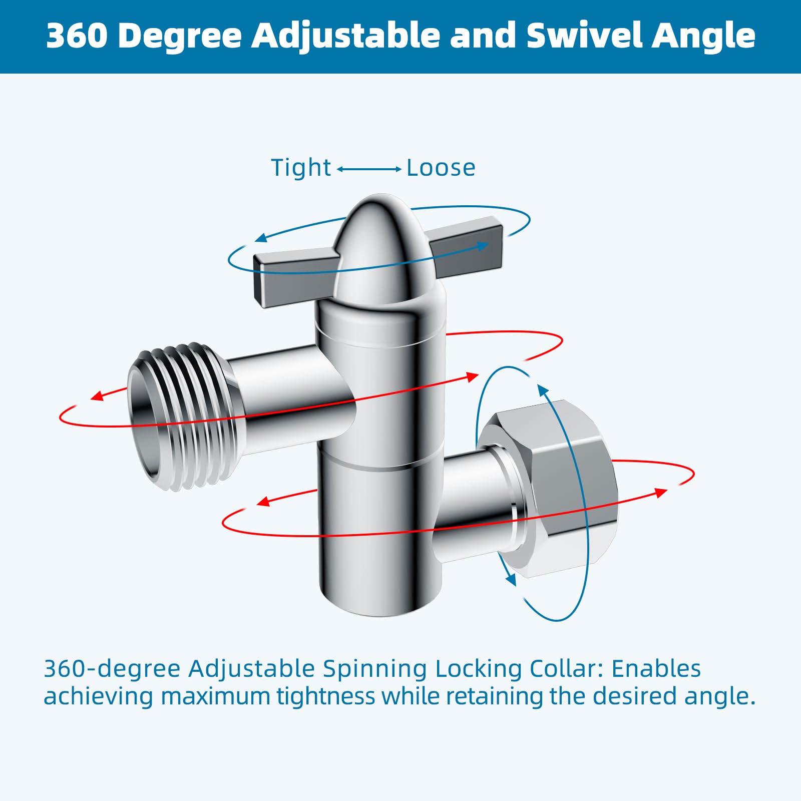 Hibbent upgraded two-way installation supports flexible mounting for various bathroom layouts.