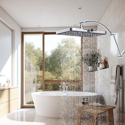 Hibbent vertical head positioning improves water flow alignment
