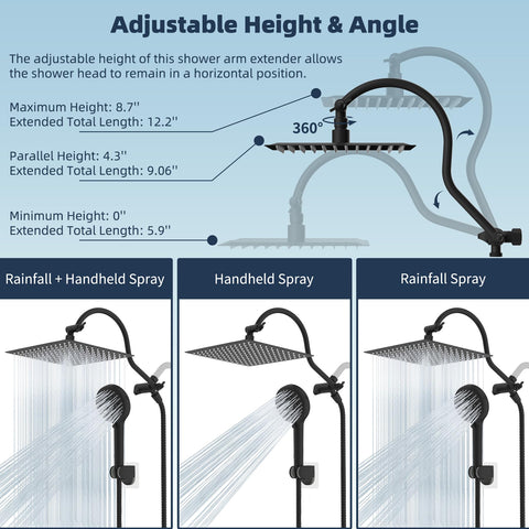 Hibbent washers and Teflon tape ensure leak-free installation.