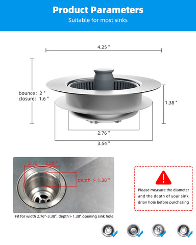 Hibbent water storage mode in-use, ideal for soaking dishes