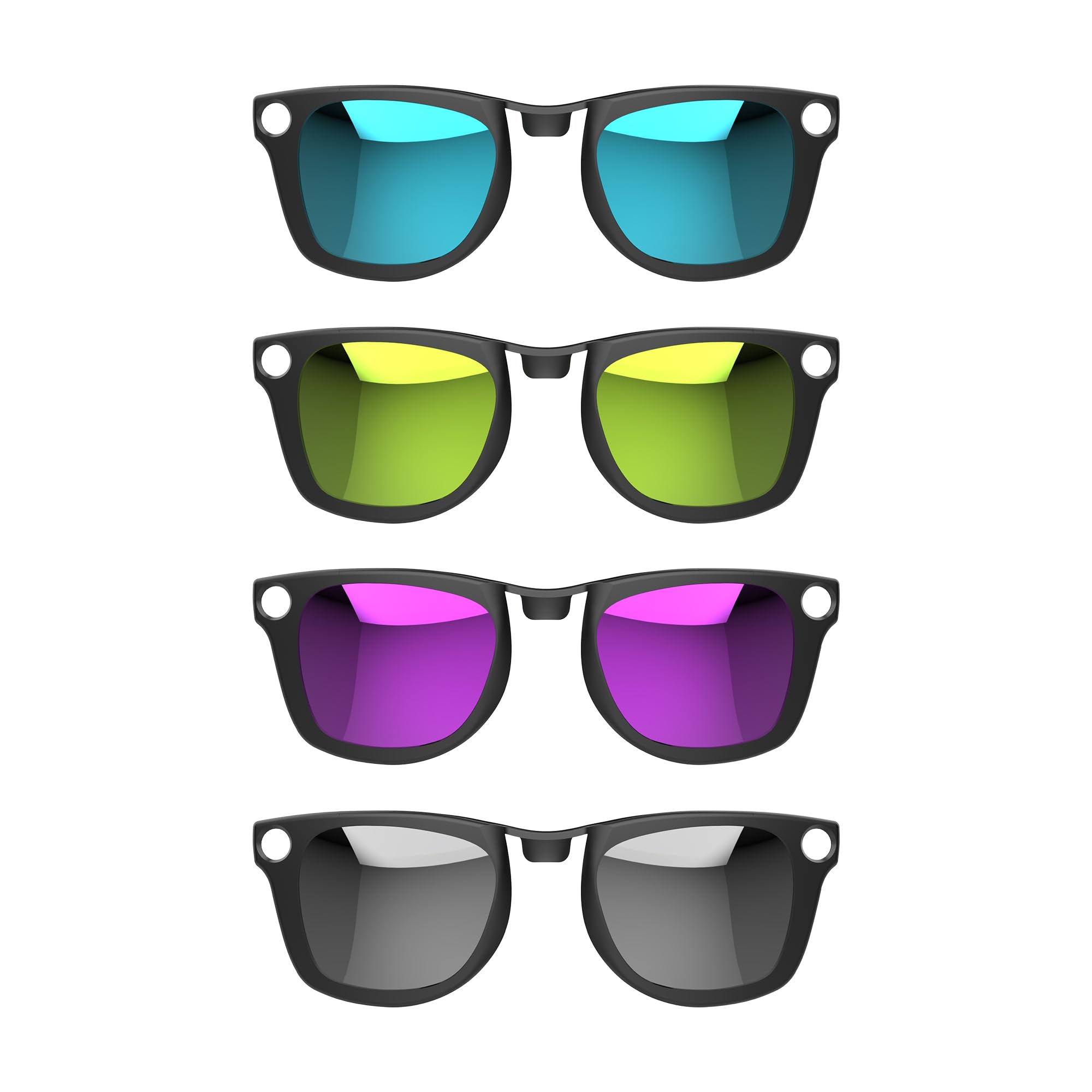 HIBLOKS polarized clip for Ray-Ban Wayfarer Silver shields glare during sunny drives.