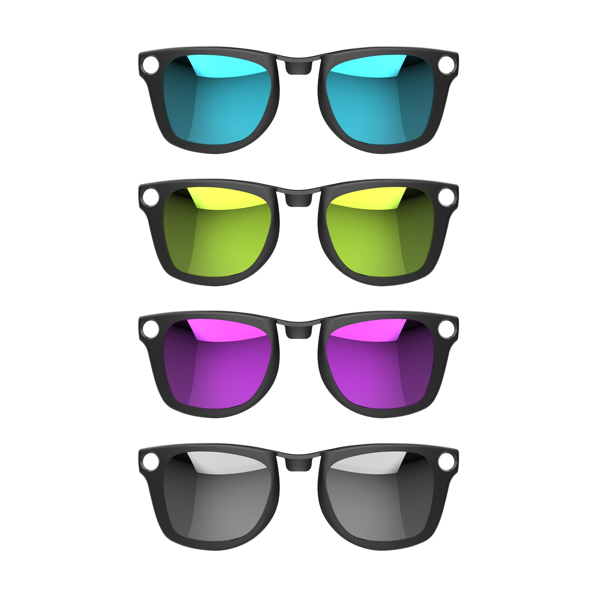 HIBLOKS polarized clip for Ray-Ban Wayfarer Silver shields glare during sunny drives.