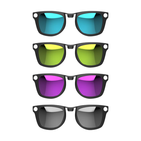 HIBLOKS polarized clip for Ray-Ban Wayfarer Silver shields glare during sunny drives.
