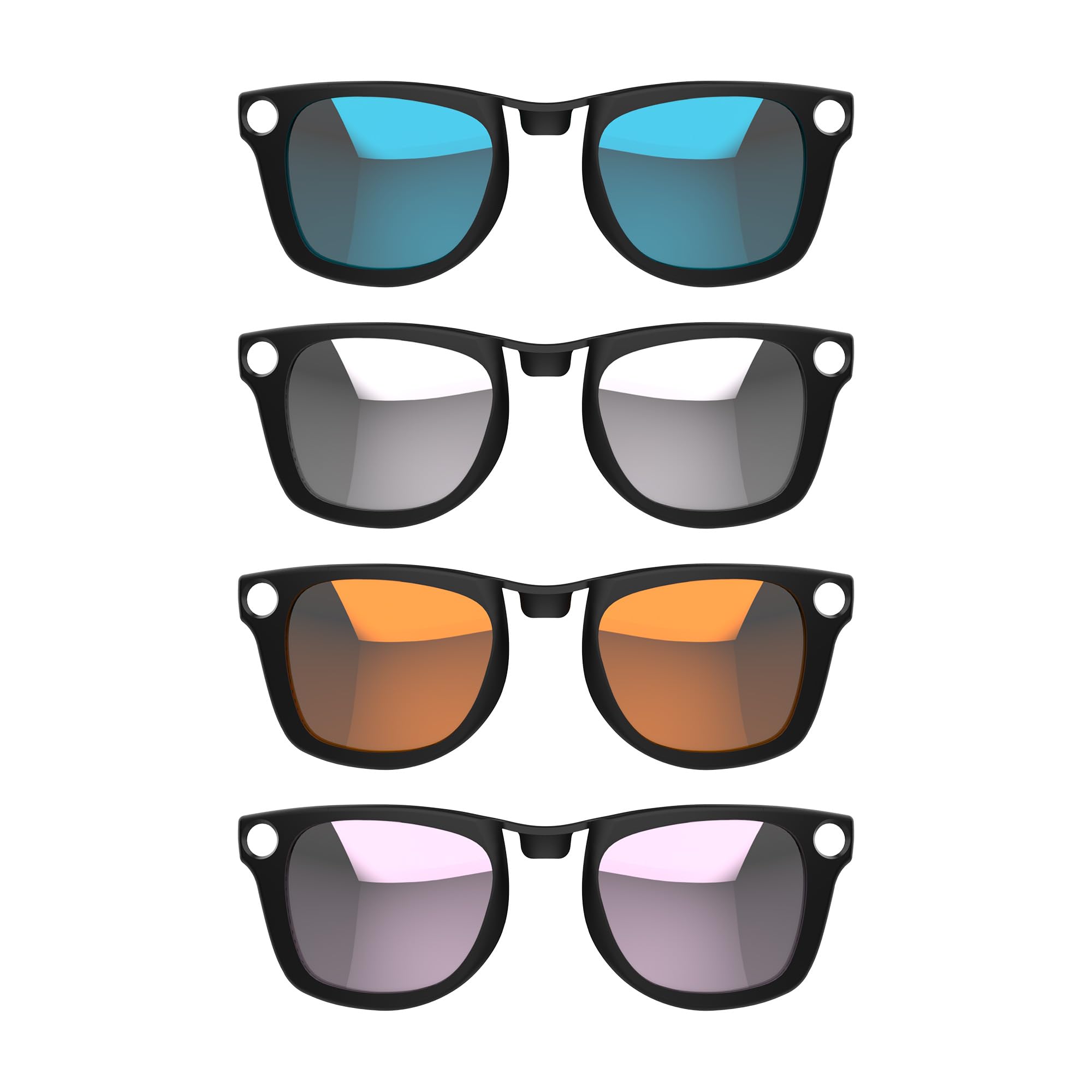 HiBloks polarized clip for Ray-Ban Wayfarer Gen 2 in silver reduces glare for outdoor activities.