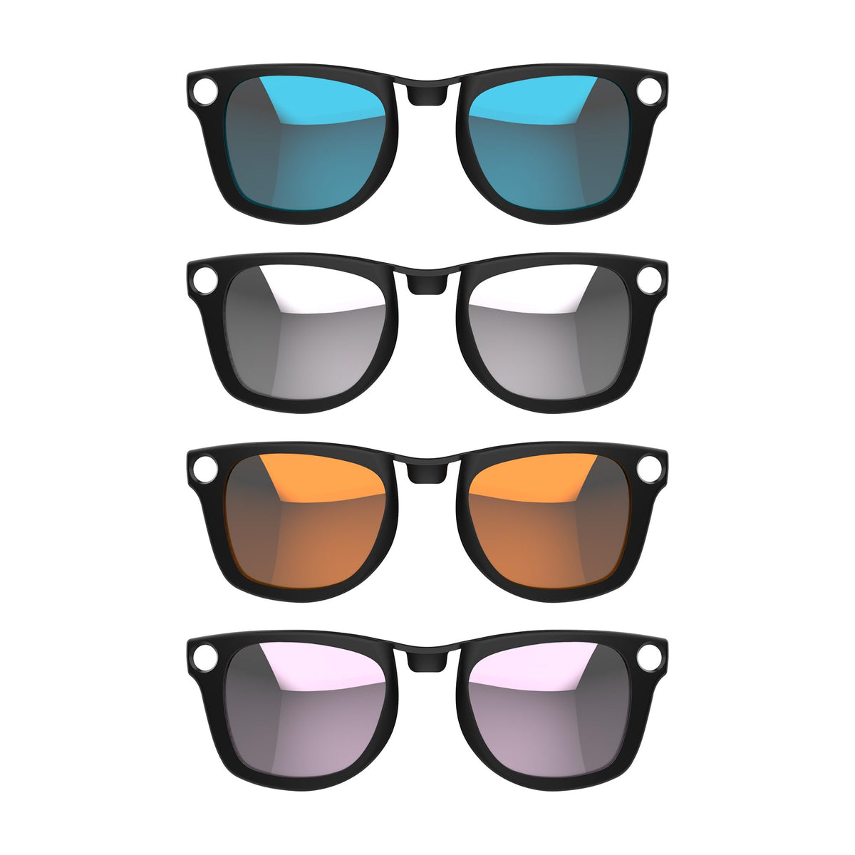 HiBloks polarized clip for Ray-Ban Wayfarer Gen 2 in silver reduces glare for outdoor activities.