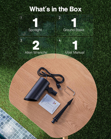 HIBOITEC ground stake enables quick outdoor mounting