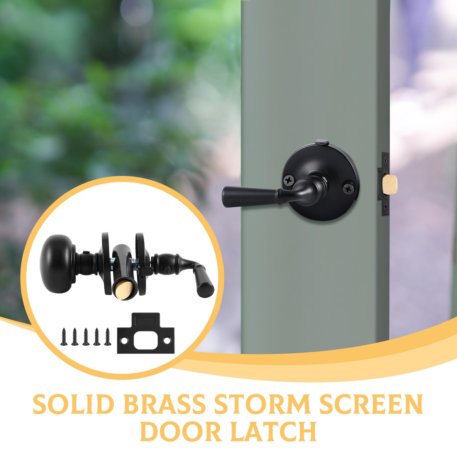 Hicarer anti fingerprint ball handle stays clean during daily use.