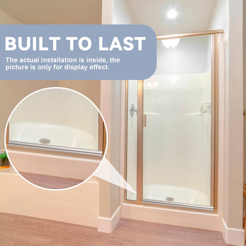 Hicarer chrome framed kit enables easy replacement for framed swing doors.