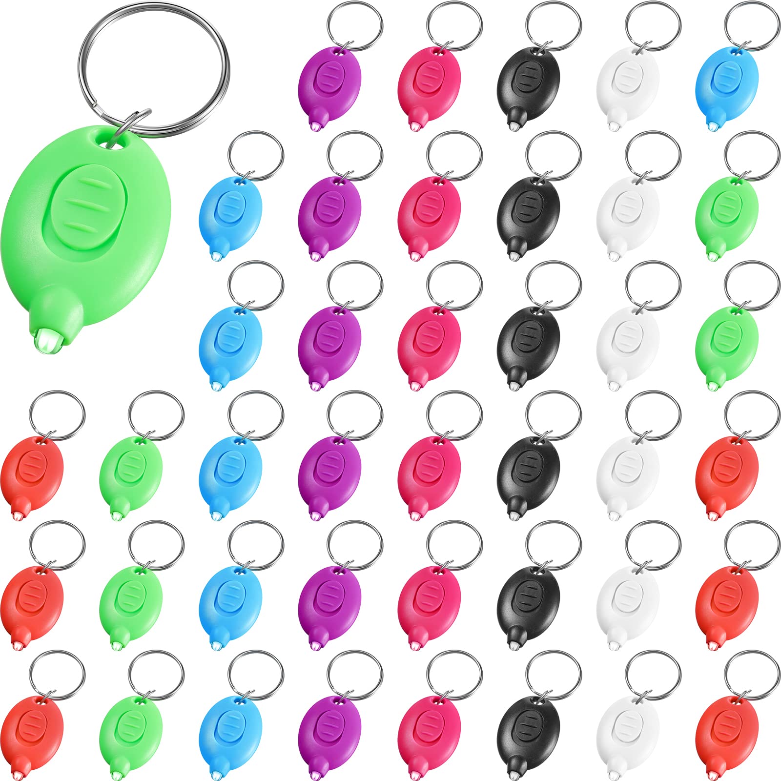 Hicarer mini keychain LED flashlight in hand for quick nighttime visibility