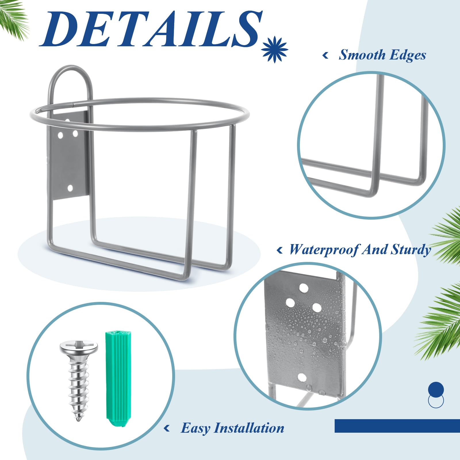 Hicarer round-mouth open-design rack allows quick jug retrieval.