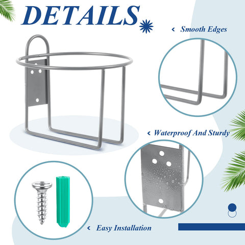 Hicarer round-mouth open-design rack allows quick jug retrieval.