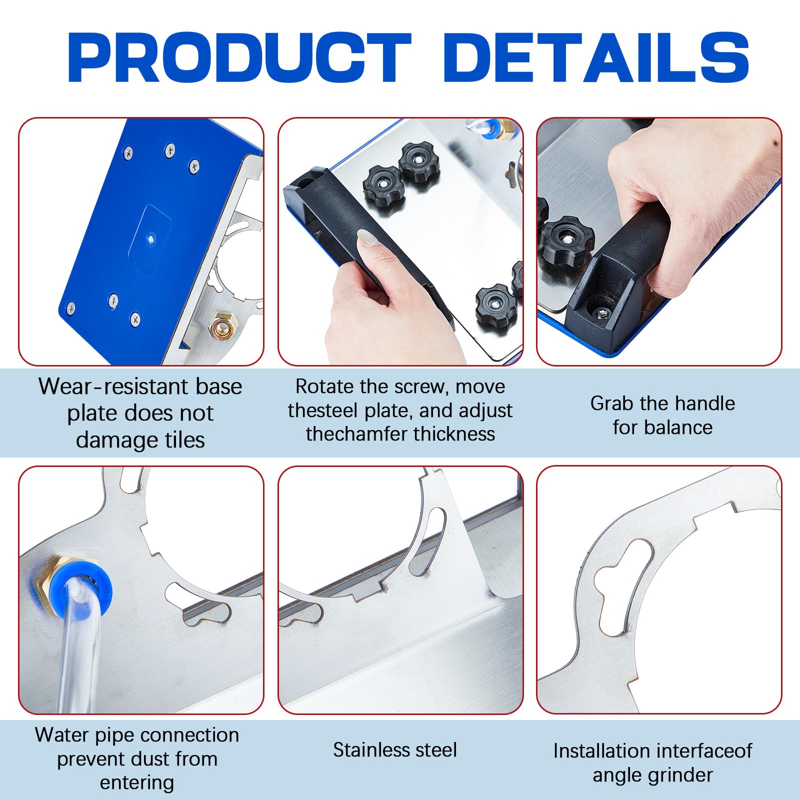 Hicarer three 4-inch blades deliver clean, durable cuts