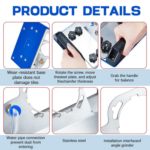Hicarer three 4-inch blades deliver clean, durable cuts