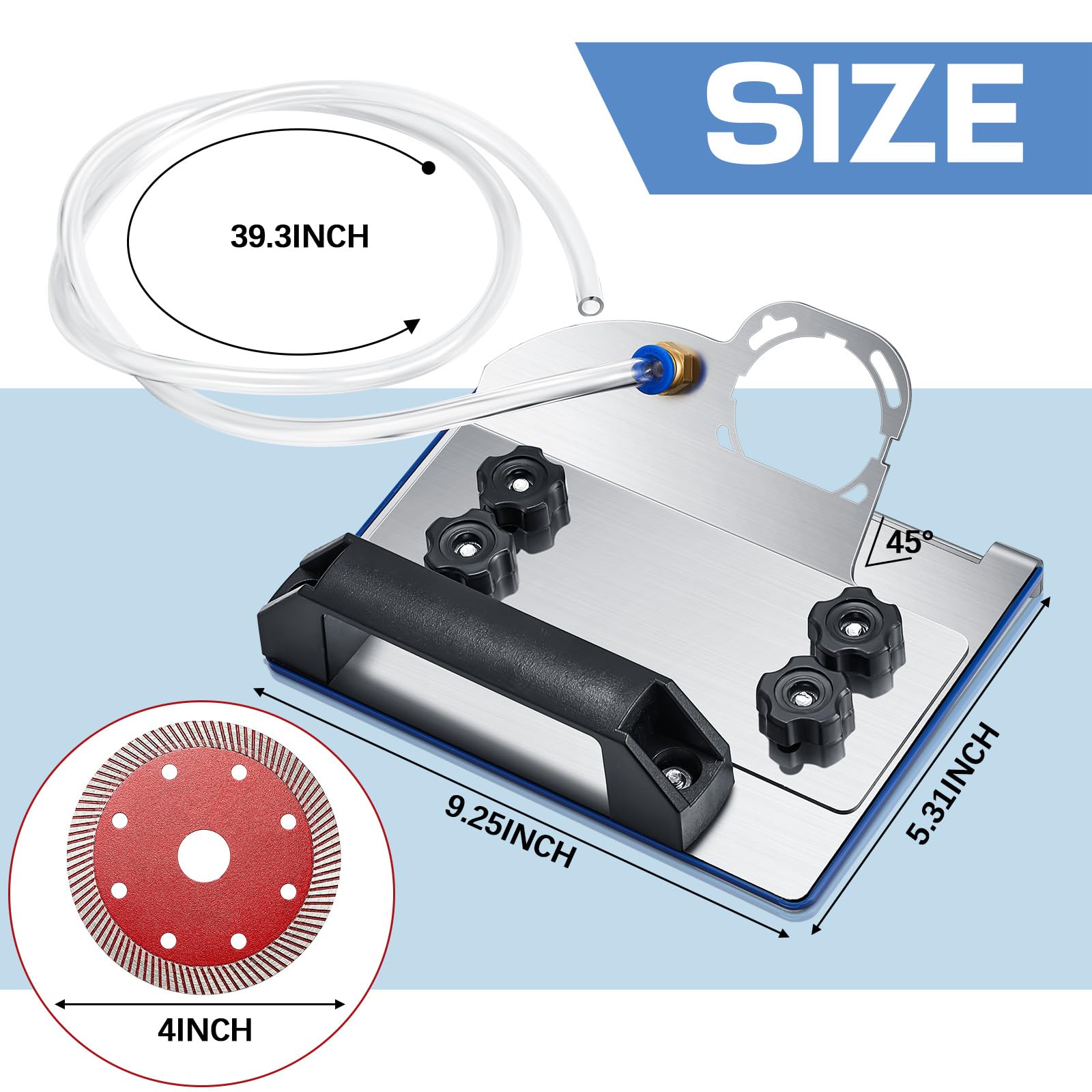 Hicarer tile chamfer cutting setup supports quick, accurate tile finishing