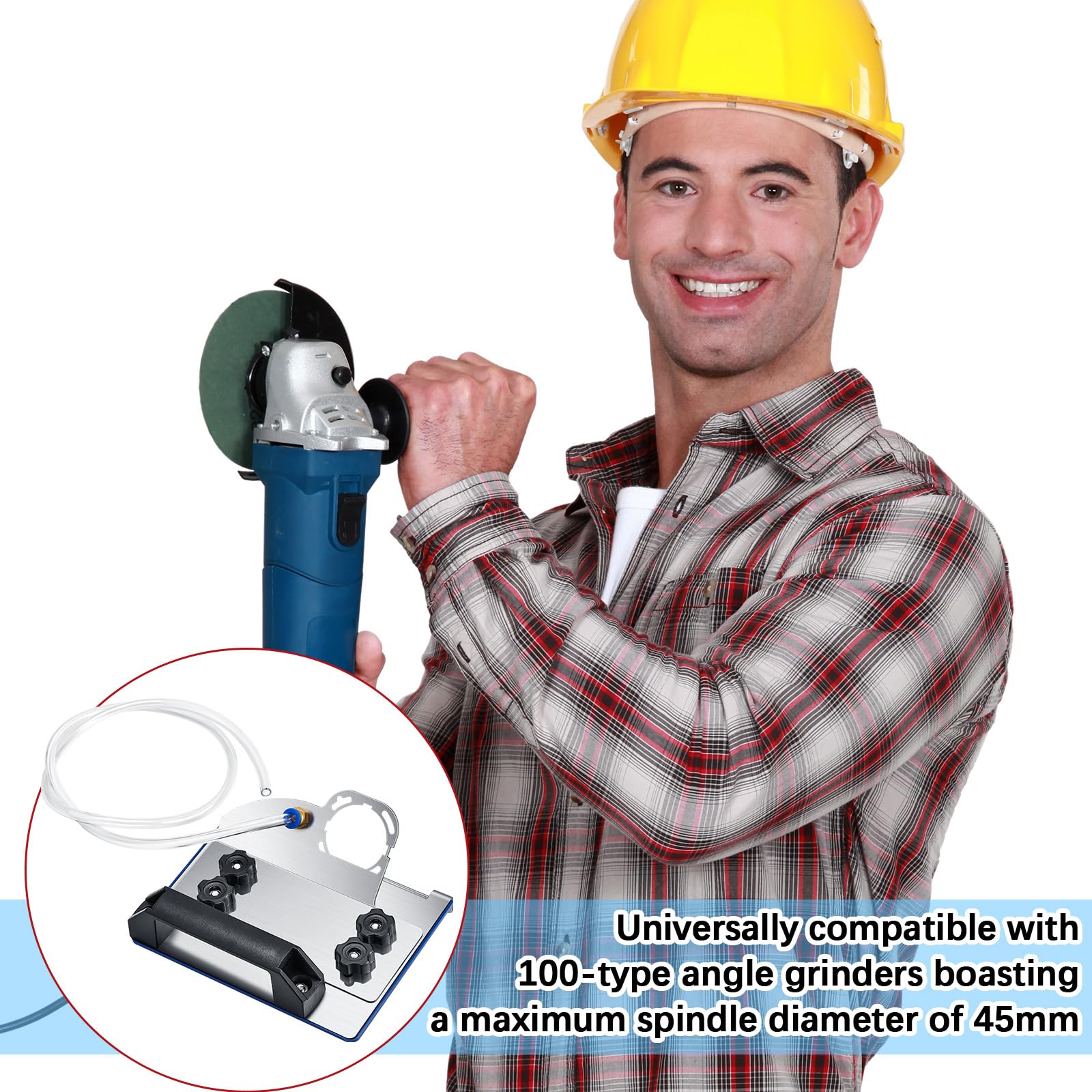 Hicarer water hose 1m enables cooling and slurry management
