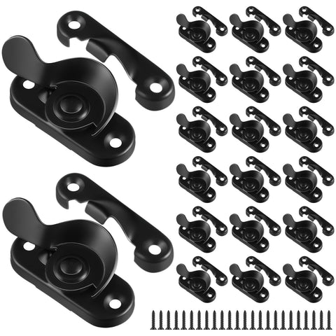 Hicarer window sash lock with 2-inch center hole for wood windows.