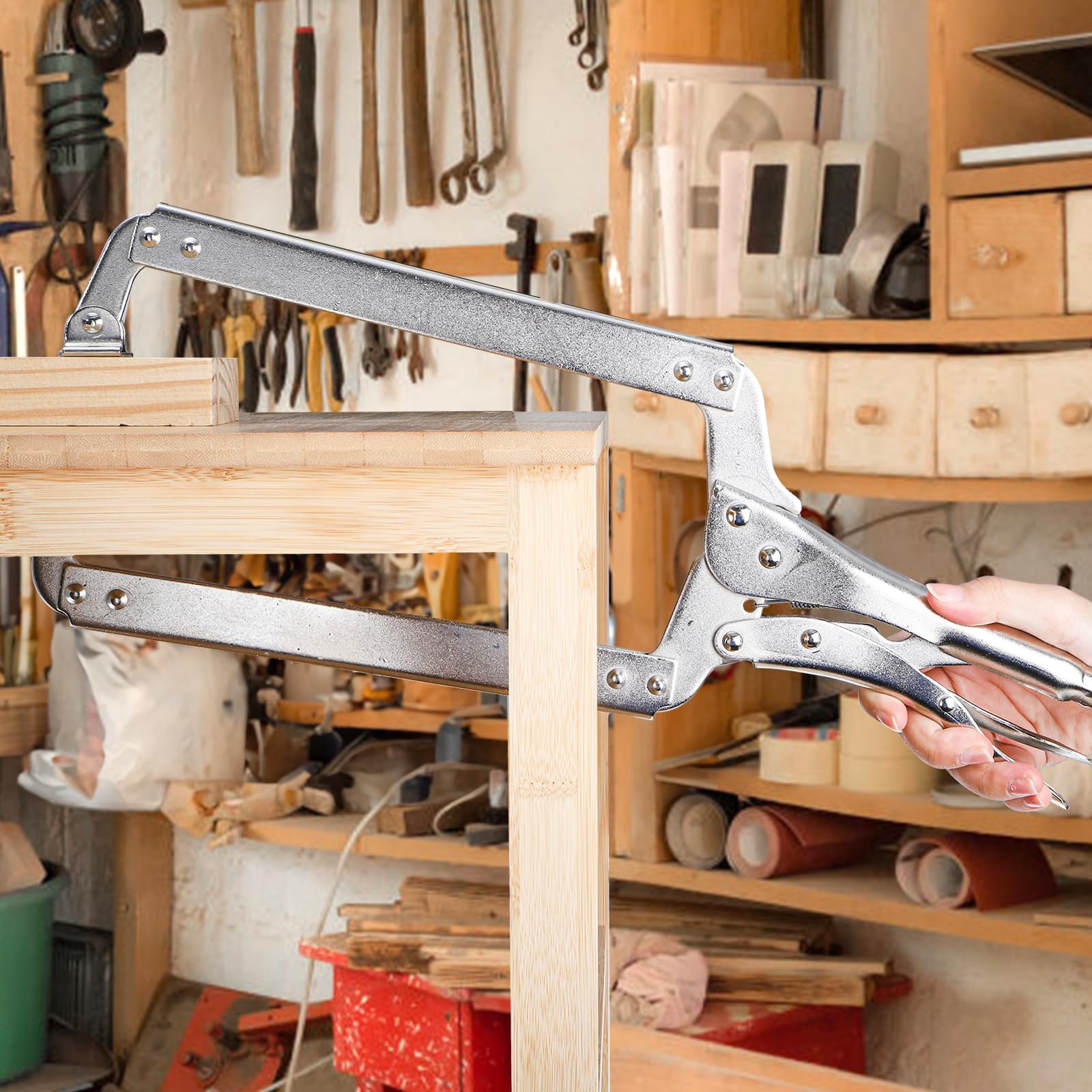 Hiceeden swivel pads protect surfaces during clamping