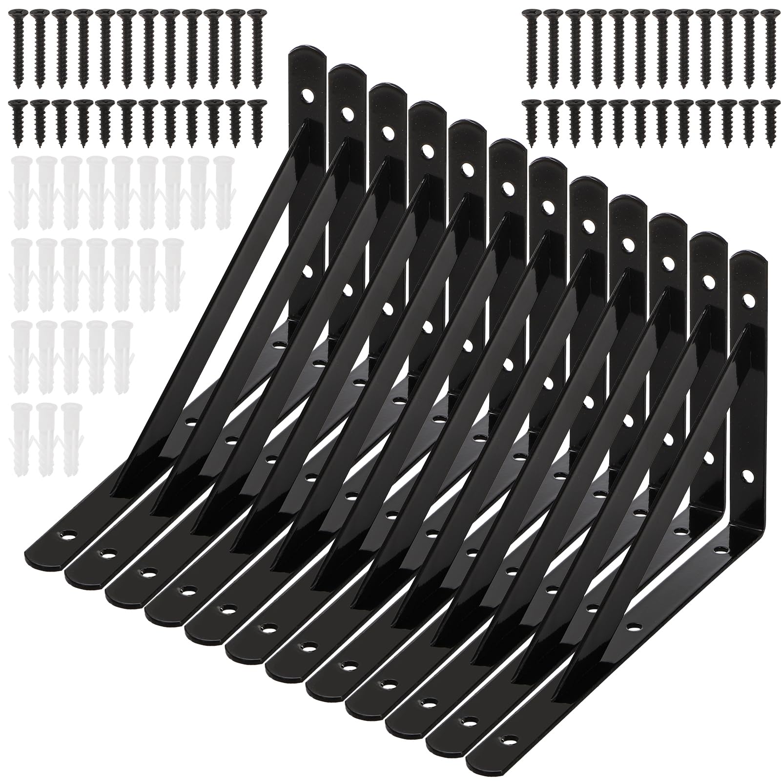 Hiceeden heavy-duty shelf bracket shown for sturdy wall mounting