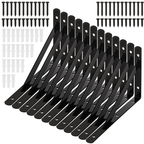 Hiceeden heavy-duty shelf bracket shown for sturdy wall mounting