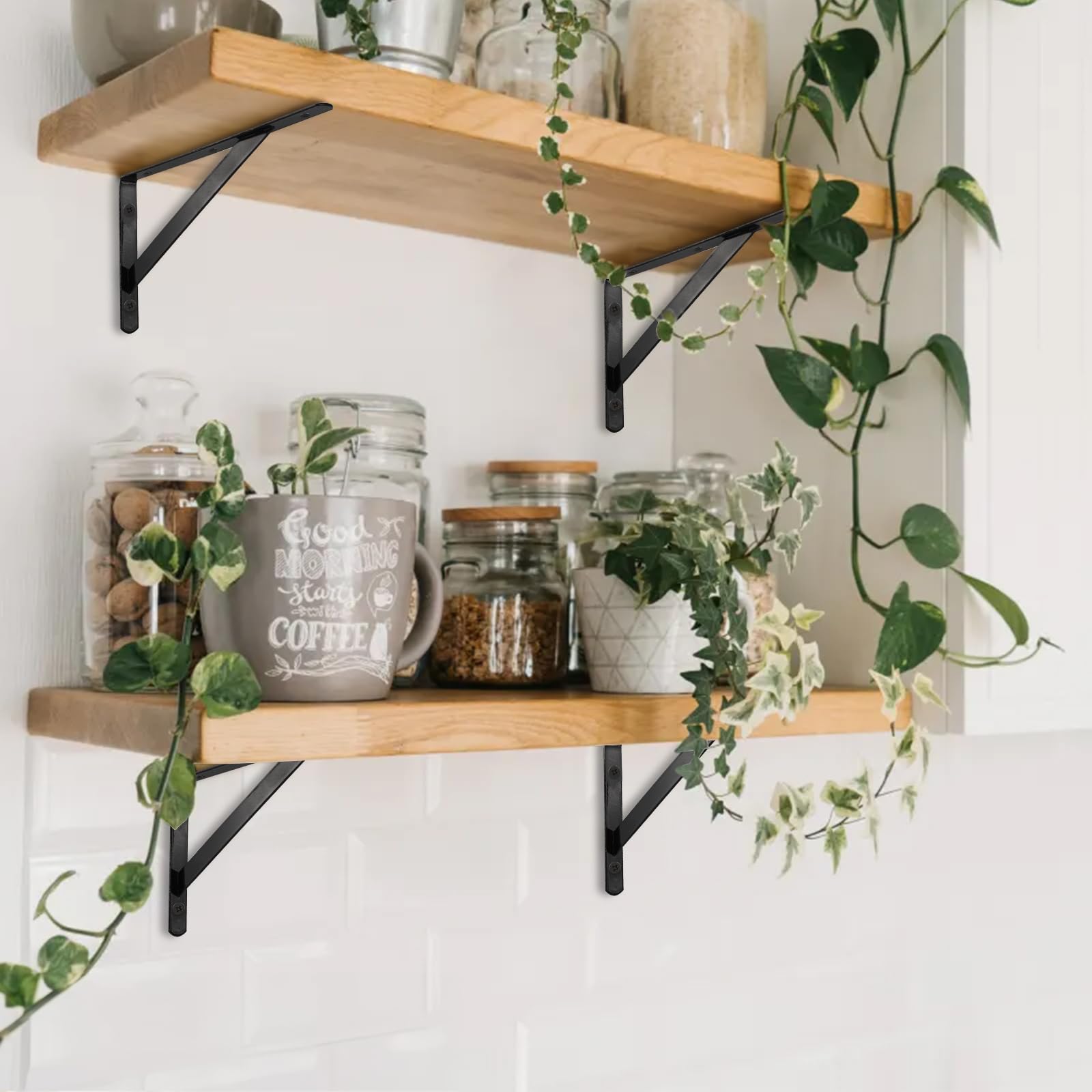 Hiceeden brackets in home office setup organize space efficiently