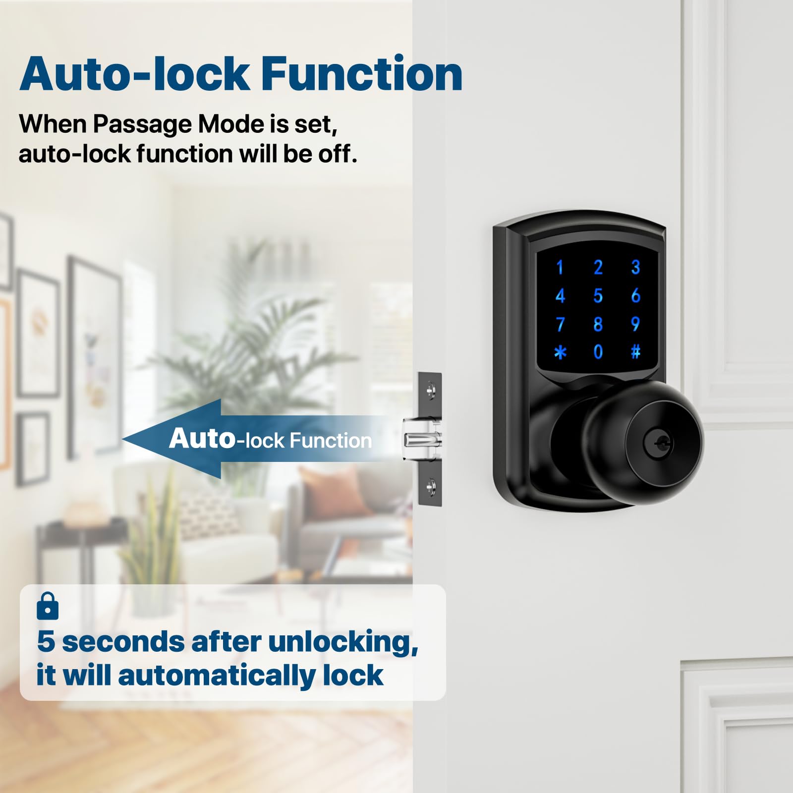 Hidalife adjustable latch supports backsets 2-3-8 and 2-3-4