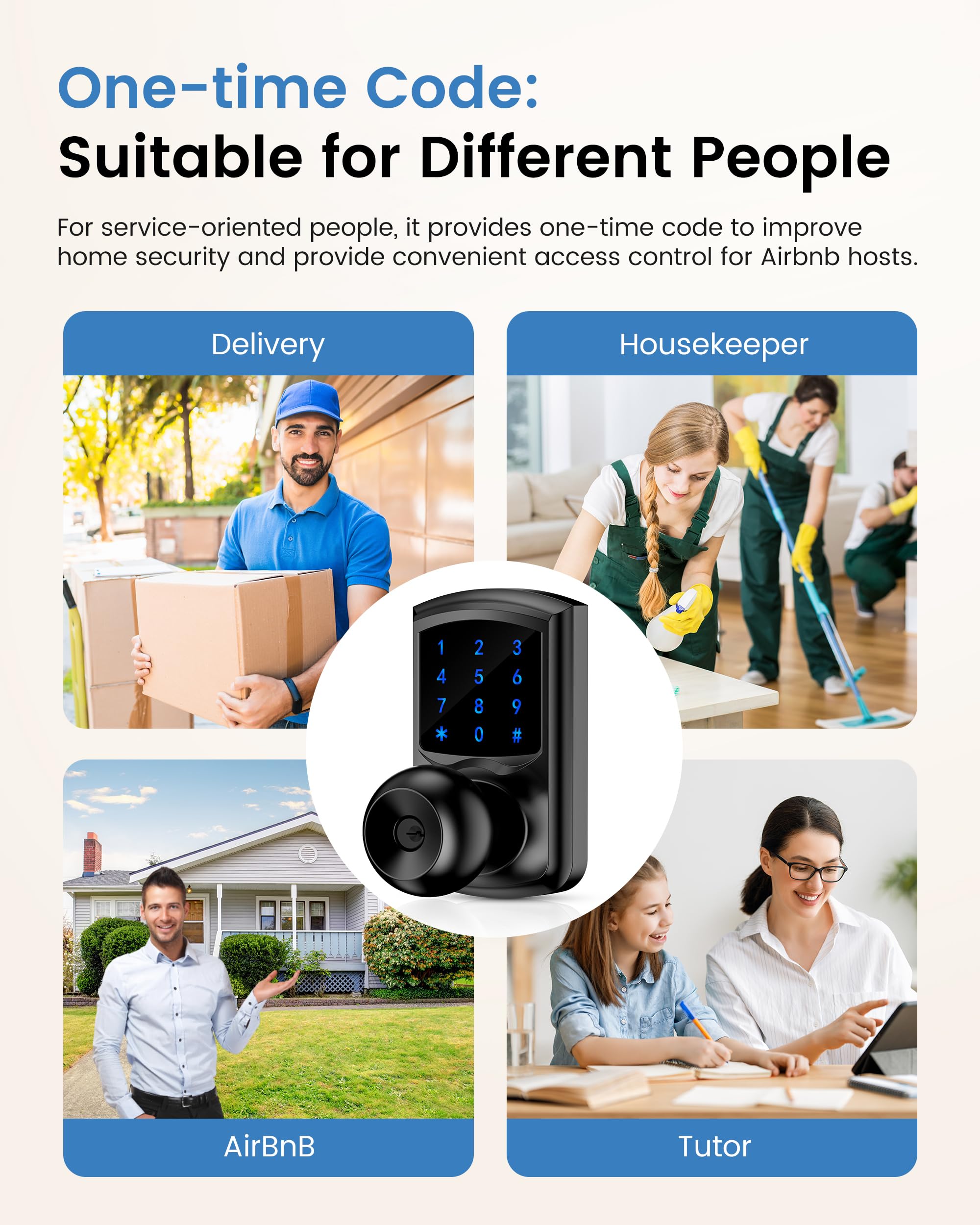 Hidalife auto-lock after 5 seconds for hands-free security